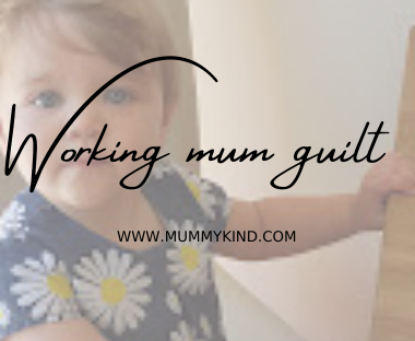 working mum guilt banner image