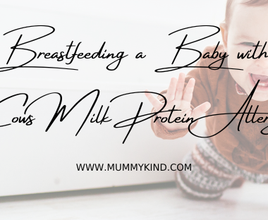 Breasfeeding a baby with CMPA